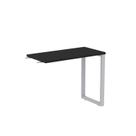 Mesa Complemento Mcp90/45p25tub 90cm Industrial Preto E Cinza