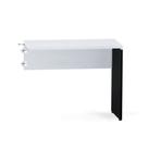 Mesa Complemento Pé Painel P25 Pandin 90,0 CM Cinza e Preto Mesa Complemento Pé Painel P25 Pandin 90,0 CM Cinza e Preto