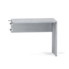 Mesa Complemento Pé Painel P25 Pandin 90,0 CM Cinza