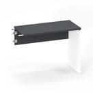 Mesa Complemento Pé Painel P25 Pandin 90,0 CM Grafito e Branco Mesa Complemento Pé Painel P25 Pandin 90,0 CM Grafito e Branco