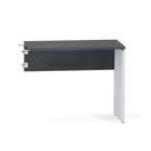 Mesa Complemento Pé Painel P25 Pandin 90,0 CM Grafito e Cinza Mesa Complemento Pé Painel P25 Pandin 90,0 CM Grafito e Cinza