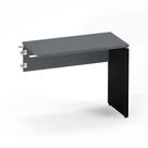 Mesa Complemento Pé Painel P25 Pandin 90,0 CM Grafito e Preto Mesa Complemento Pé Painel P25 Pandin 90,0 CM Grafito e Preto