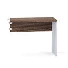 Mesa Complemento Pé Painel P25 Pandin 90,0 CM Walnut e Cinza Mesa Complemento Pé Painel P25 Pandin 90,0 CM Walnut e Cinza