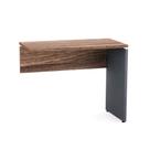 Mesa Complemento Pé Painel P25 Pandin 90,0 CM Walnut e Grafito Mesa Complemento Pé Painel P25 Pandin 90,0 CM Walnut e Grafito