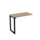 Mesa complemento pe30 home office noce naturalle/preto