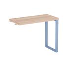 Mesa Complemento Tubolar PE 40 Pandin 90 Cm Noce Naturale e Azul Dali