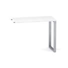 Mesa Complemento Tubular P25 Pandin 90 CM Branco e Cinza Mesa Complemento Tubular P25 Pandin 90 CM Branco e Cinza