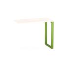 Mesa Complemento Tubular P25 Pandin 90 CM Casablanca e Verde Mesa Complemento Tubular P25 Pandin 90 CM Casablanca e Verde