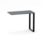 Mesa Complemento Tubular P25 Pandin 90 CM Grafito e Preto Mesa Complemento Tubular P25 Pandin 90 CM Grafito e Preto
