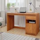 Mesa Computador Escrivaninha Mila e 100% 1 Gaveta 1 Porta 120cm MDF Cinamomo