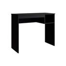 Mesa Computador Escrivaninha Noronha c/ 1 Nicho Preto - Genialflex