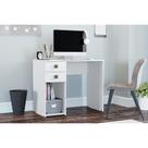 Mesa Computador MSM 412 c/ 2 Gavetas Branco - Movelbento