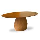 Mesa Cone Balonê Oval - Estilo Escultural E Sofisticação Contemporânea