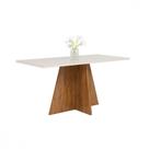 Mesa Dailus 160x80 Imbuia Blonde e Off White Viero Mesa Dailus 160x80 Imbuia Blonde e Off White Viero
