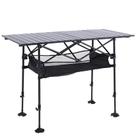 Mesa de acampamento ALPHA CAMP Outdoor Portable com armazenamento de alumínio