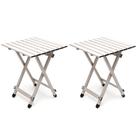 Mesa de acampamento dobrável SUNNYFEEL em alumínio leve