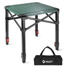 Mesa de acampamento dobrável VILLEY ajustável em alumínio com bolsa de transporte