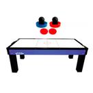 MESA DE AERO HOCKEY AZUL + 2 Rebatedores e 2 Discos - MODELO 1045 KLOPF