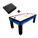 MESA DE AERO HOCKEY COM KIT 2 Rebatedores, 2 Discos 1045 KLOPF + CAPA