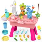 Mesa de água infantil Kleikyerel com pia e bomba