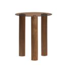 Mesa de Apoio Decorativa em Madeira e Vidro 47cm 21370G Mart