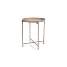 Mesa de Apoio em Metal Bege Escuro 43cm 17610 Mart