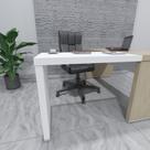 Mesa de Apoio Extensão do Espaço de Trabalho Tamburato 89cm Branco