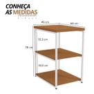Mesa De Apoio Industrial com 3 Prateleiras