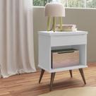 Mesa de Apoio Infantil Melinda com 1 Gaveta - Branco