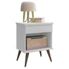 Mesa de Apoio Infantil Retrô Alice com 1 Gaveta Branco - PR Baby Mesa de Apoio Infantil Retrô Alice com 1 Gaveta Branco - PR Baby