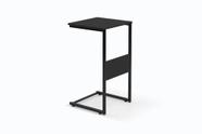 Mesa de Apoio Lateral Art Mdf/Aço-Preto