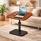 Mesa De Apoio Lateral Durável Para Sofá Cama Notebook Portátil Multiuso Escritório Home Office