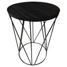 Mesa de Apoio Lateral Em Metal Estilo Industrial A06 - D'Rossi