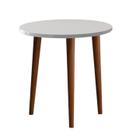 Mesa de Apoio mesa Lateral Decorativa Baixa Compacta branco Mesa de Apoio mesa Lateral Decorativa Baixa Compacta branco