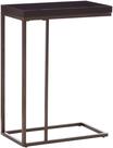 Mesa de Apoio Monarch Specialties em Metal Bronze com Acabamento Cappuccino