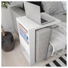 Mesa De Apoio Para Notebook e Sofá Branco Book Líder Design