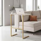 Mesa De Apoio Para Notebook Industrial Pérola Dourado
