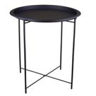 Mesa de Apoio Redonda 38x48cm Spritz Cazza Preta