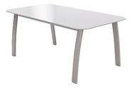 Mesa De Apoio Retangular De Aço Cinza 35x45x85cm Importado