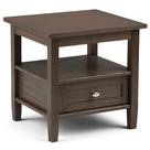 Mesa de Apoio SIMPLIHOME Warm Shaker 51x46x50 cm Madeira