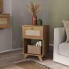 Mesa de Apoio Trama Cor Carvalho Artely