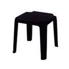 Mesa de Apoio Tramontina Pituba ECO 40 x 40 x 40 cm em Polipropileno Preto Mesa de Apoio Tramontina Pituba ECO 40 x 40 x 40 cm em Polipropileno Preto