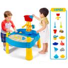 Mesa de areia e água Costzon Kids Splash 2 em 1 com 18 Acc