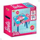 Mesa De Atividades Barbie C/ Cadeira Rosa - Fun F01640