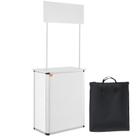 Mesa de balcão promocional VEVOR Portable Tradeshow Podium