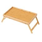 Mesa De Bambu Dobrável Para Notebook Cama E Sofá Refeição