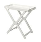 Mesa de bandeja Offex Transitional Retangular White X-Legs