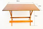 Mesa de Bar Dobrável 120x70 em Madeira Imbuia