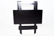 Mesa de Bar Dobrável 70x70 em Madeira Preto