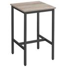 Mesa de bar VASAGLE Small Kitchen Dining 60x60x90 cm Greige